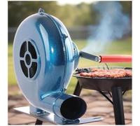 Manual Barbecue Fan BBQ Blower, Handheld Popcorn Blower, Hand Crank Flame Igniter, High Strength Forge Blower (120W)