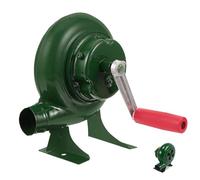 Manual Barbecue Fan Hand Crank Air Blower for, Outdoor BBQ Bellows, Metal Blade, Flame Starter, for Camping and Picnic Stoves (120W)