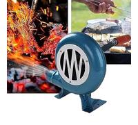 Manual Barbecue Fan Hand Crank Air Blower, Popcorn Blower, Metal Blade, with Hand Crank Tool (120W)