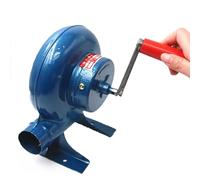 Manual Barbecue Fan Hand Crank Blowers, BBQ Fan, BBQ Fan, BBQ Charcoal Lighter Grill Fan(120W)