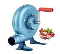 Manual Barbecue Fan Hand CrankBlower -Handheld Popcorn Blower, Quick Fire Starter for Cooking, Outdoor Picnics, Camping (120W)
