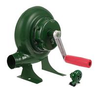 Manual Barbecue Fan Hand CrankFan, BBQ Fan, BBQ Charcoal Lighter Grill, for Camping/Picnic (120W)