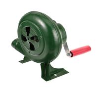 Manual Barbecue Fan Hand CrankFan, BBQ Fan, BBQ Charcoal Lighter Grill, for Camping/Picnic/Outdoor Activities (120W)
