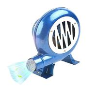 Manual Barbecue Fan Handheld BBQ Blower, Popcorn Blower,BBQ Fire Starter, Metal Blade, with Crank (120W)