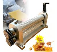 Manual Beeswax Comb Foundation Roller Mill, Aluminum Alloy Sheet Machine, Honeycomb Stamper for Beekeeping Honeycomb Production