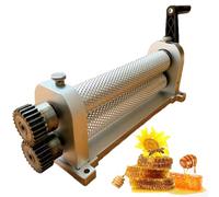Manual Beeswax Comb Foundation Roller Mill Machine, 280mm Bee Wax Sheet Mills Aluminum Alloy Honeycombs Printing Stamper for Beekeeping Hive Kits