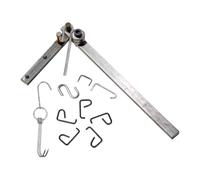 Manual Bender - Manual Bending Machine, Steel Bar Bending Machine, Metalworking Bendings Machines, Foldable Hand Fixture Pipe Bender Tool for Repair Work Small Projects DIY Crafts Garage