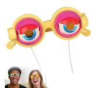 Manual Blink Action Glasses for Performances, Pranks, and Costume Parties