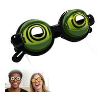 Manual Blink Action Glasses for Performances, Pranks, and Costume Parties