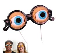 Manual Blink Action Glasses for Performances, Pranks, and Costume Parties