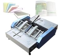 Manual Booklet Folder, Booklet Making Machine with Stapler for Printing and Educational Use