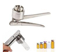 Manual Bottle Cap Sealing Machine， Manual Vial Crimper, 13/15/20mm, Stainless Steel, Ergonomic Grip for Lab(A,13mm)