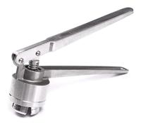 Manual Bottle Cap Sealing Machine， Manual Vial Crimper Silver 13-32mm Bottle Cap Sealer(32mm)
