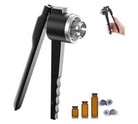 Manual Bottle Crimper Tool, Manual Vial Hand Crimper, Stainless, Adjustable, Flip, Quick Capping, 8-32mm(20mm)