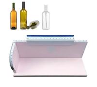 Manual Bottle Neck Labeler, Round Bottle Labeling Machine with Precise Scale, Efficient Label Placement Tool with Slide Positioning, for Home and Small Batch Craft Labeling