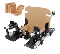 Manual Box Assisted Folding Tool, Corrugated Cardboard Boxes Folding Fixture with Adjustable Size, Foldable Shipping Boxes Packaging Tool for Warehouse Factory(Width≤45cm,Length≤55cm)