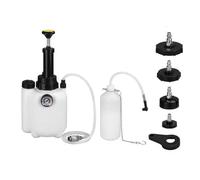 Manual Brake Fluid Changer 4 Adapters 3L Reservoirs Automatic Evacuation Set For Vehicles Motorcycle Oil Service High Strength Fluid Extractors