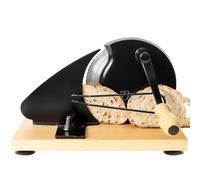 Manual Bread Slicer for Homemade Sourdough Bread, Adjustable Thickness&Evenly Slicing, Hand Crank Bread Slicer with Scale Line and Suction Cup, Serrated Blade Design, Patent