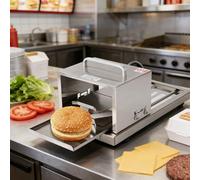 Manual Bread Slicer with Stainless Steel Blade - 4 Thickness Settings for Home and Commercial Use, No Electricity Required