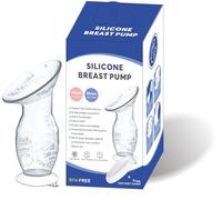 Manual Breast Pump with Suction Base and Silicone for Breastfeeding Essentials Portable and Lightweight Expressing More Milk