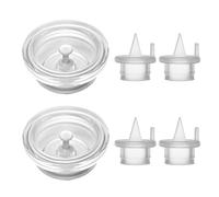 Manual Breast Pumps Parts Silicone Diaphragm&Duckbill Valve Compatible with Avent Breast Pumps Replace Avent Pump Accessories Use with Manual SCF330/SCF430
