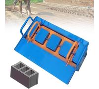 Manual Brick Making Machine - Electric Hollow Maker for Home DIY Construction - Fast 45s Forming, 30 Bricks Per Hour, High Vibration Frequency