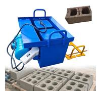Manual Brick Mold Machine - Fast Forming in 45 Seconds - 30 Bricks/Hour - Vibration Technology Customizable Molds