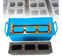 Manual Brick Mould Machine for Hollow Concrete Blocks - Vibration and Fast Forming for Small-Scale Construction Projects