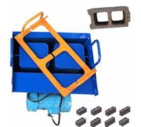 Manual Brick Mould Machine for Hollow Concrete Blocks - Vibration Frequency 212 Times/Min, Fast 45s Forming, Produces 30 Bricks/Hour