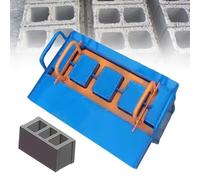 Manual Brick Mould Machine for Hollow Concrete Blocks - Vibration Frequency 212 Times/Min, Fast 45s Forming, Produces 30 Bricks/Hour