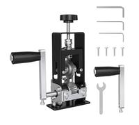 Manual Cable Stripper Machine, 2-25mm Hand Crank or Drill Powered Wire Stripper Machine with Adjustable Feed Hole,Blade,Portable Electric Wire Stripping Tool for Efficient Scrap Copper Metal Recycling