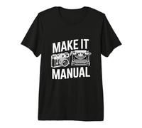 Manual Camera Typewriter Photography Writer Premium T-Shirt