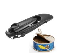 Manual Can Kitchen Tool Handheld Tin Heavy Duty Stainless Steel Easy Grip Comfort Handle Ergonomic Manual Can for Home Cooking Meal Prep Camping Outdoor Use Hand Tool Twist Turn L