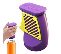 Manual Can Opener - Ergonomic Jar & Soda Tab Opener Tool | Easy Grip Beverage Openerr for Kitchen, Camping, Seniors, Kids, Men | Compact Bottle Lid Openers Gift for Friends, Holiday, Birthday