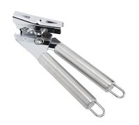 Manual Can Opener, Manual Can Opener Saving Labor, Stainless Steel Hand Openers with Comfortable, Multifunctional Bottle Opener for Home Kitchen (Steel