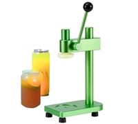 Manual Can Sealer, 20 Cansmin Vacuum Can Sealing, Diam 55mm, For Jars With Height Less Than 6.69", Beer, Juice, Coffee & Soda Gold Green