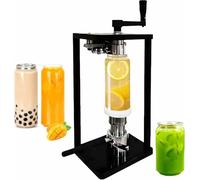 Manual Can Sealer, Hand Crank Vacuum Canning Machine, for 330ml 500ml 650ml Jars Diameter 2.2in, Drinks, Canned Food, Milk Tea, Coffee, Sealer Beverage Cups