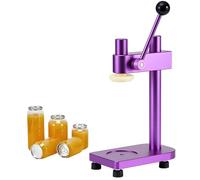 Manual Can Sealer - High-Speed Vacuum Sealing for Cans, Jars, PET Bottles, Beer, Juice, Coffee & Soft Drinks, 20 Cans/Min, Compact Design (Dia 55mm, Height 16.7cm)