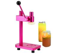 Manual Can Sealer Machine, 20 Cans/Min Hand Can Seamer for 55mm Diameter Jars Up to 6.69" Height, Vacuum Sealer for Home Canning Beer, Juice, Coffee, Soda, Stainless Steel Portable Canning Tool