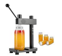 Manual Can Sealer Machine for Jars and Bottles, Aluminum Alloy Hand Tool for Home and Commercial Use, Easy Sealing Solution