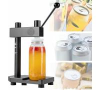 Manual Can Sealer Machine for Jars and Bottles, Fast 1-2 Second Seal for Home and Commercial Use