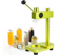 Manual Can Sealer Machine, Handheld Tin Can Seamer, Adjustable Height for Various Cup Sizes, Leak-Proof Beverage Sealing Tool