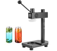 Manual Can Sealer Machine, Handheld Tin Can Seamer, Adjustable Height for Various Cup Sizes, Leak-Proof Beverage Sealing Tool