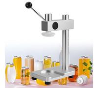 Manual Can Sealer Machine, Height Adjustable for Secure Sealing, Ideal for Home and Commercial Use