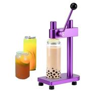 Manual Can Sealer Machine - Vacuum Can Sealer - 20 Cans Per Minute - Compatible with Jars Up to 6.69 Inch Height - Ideal for Beverages Like Beer, Juice, Coffee, and Soda