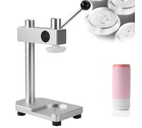 Manual Can Sealer, Vacuum Can Sealing Machine, Home/Commercial Seaming Device Machine, for Canned Food, Milk Tea, Coffee, Jars Press Sealing Hand Tool for Sealing Pet Bottle Can,Silver