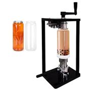 Manual Can Sealer, Vacuum Can Sealing Machine, Seaming Device Machine, Stainless Steel Rollers and Rotating Shafts for Canned Food, Milk Tea, Coffee