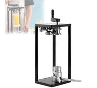 Manual Can Sealer, Vacuum Sealing Machine for Canned Food, Milk Tea, Coffee, 55mm Sealing Diameter, Stainless Steel Rollers and Rotating Shafts