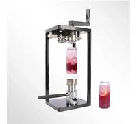 Manual Can Sealing Machine, Adjustable Height 30-170mm, Hand Operated Sealer for 55mm Diameter Cans, Works with Juice, Tea, Coffee, PET and Aluminum Cans