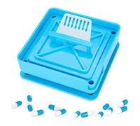 Manual Capsule Filler Machine - 100 Holes Empty Capsule Filling Tool With Spreader for Size 0 Capsules, Holding Tray for Hospital, Clinic, Laboratory and Home Use (0#)